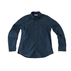 Everlane Blue Button Down Long Sleeve Shirt - Medium